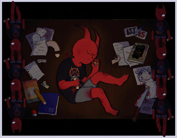 Minha interpretação de "Small Red Boy" - AJJ The Band